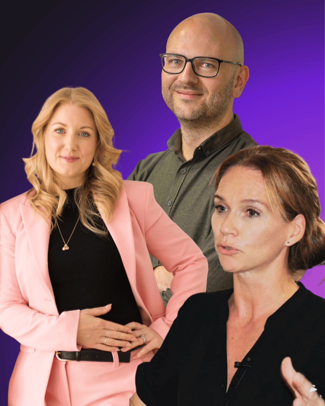 Line Holst Graves, Morten Oe Andersen og Aviaja Riemann-Andersen